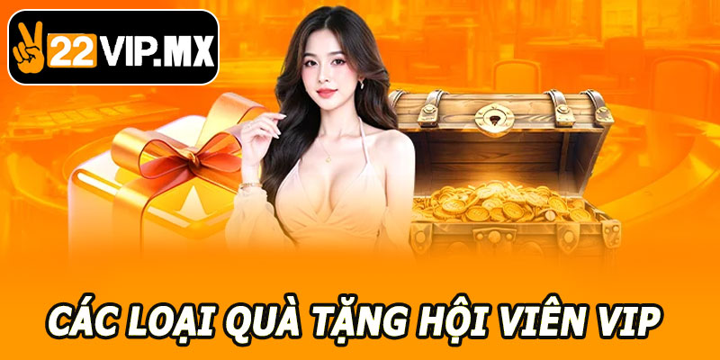 Các Loại Quà Tặng Hội Viên VIP 22VIP